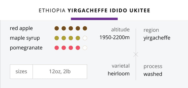 Ethiopia Yirgacheffe Idido Ukitee